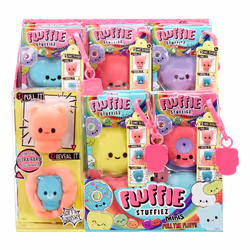 MGA Entertainment Fluffie Stuffiez Mini Asst in PDQ - Assortment 1, 4 yr(s), Assorted colours, Silicone, Textile