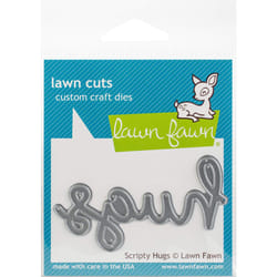 Lawn Fawn Lawn Cuts Custom Craft Die LF835 Scripty Hugs