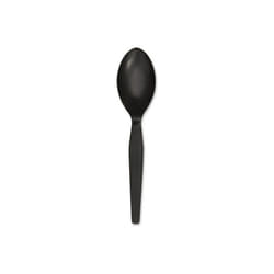 Lorell GJO30405 HWPS Black Soup Textured Spoon