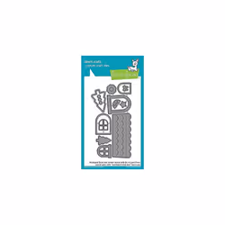 Lawn Fawn Dies - Scalloped Treat Box Winter House Add-On (LF1488)