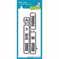 Lawn Cuts Custom Craft Die -Speech Bubbles