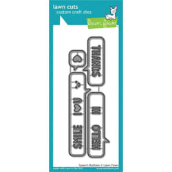Lawn Cuts Custom Craft Die -Speech Bubbles