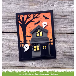 Lawn Fawn Cuts Die Build A House Halloween