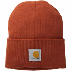 Carhartt Mens A18 Stretchable Rib Knit Acrylic Watch Beanie Hat - Black, One Size - Additional view 4