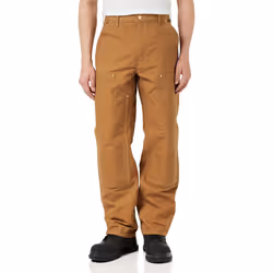 carhartt Mens Firm Duck Double-Front Work Dungaree Pant - 33W x 30L -