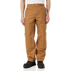 carhartt Mens Firm Duck Double-Front Work Dungaree Pant - 33W x 30L -