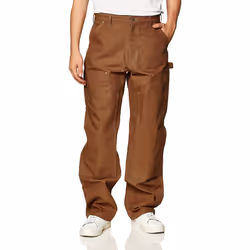 Carhartt Men's Firm Duck Double-Front Work Dungaree Pant - 34W x 32L -