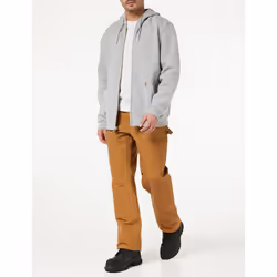 CarharttmensLoose Fit Midweight Full-Zip SweatshirtHeather GrayMedium