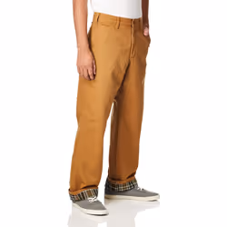 Carhartt Men's Loose Fit Washed Duck Flannel-Lined Utility Work Pant
