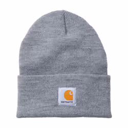 Carhartt Men's Knit Cuffed Beanie  Heather Grey  One Size