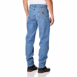 Carhartt Men's Relaxed Fit Heavyweight 5-Pocket Tapered Jean Big & Tall  Stonewash  54 x 32