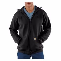 Carhartt Men's Loose Fit Midweight Full-Zip Sweatshirt Black 3X-Large Tall