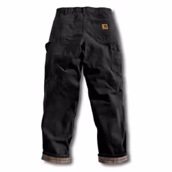 Carhartt Men's Loose Fit Washed Duck Flannel-Lined Utility Work Pant