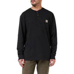 Carhartt Men's Loose Fit Heavyweight Long-Sleeve Pocket Henley T-Shirt