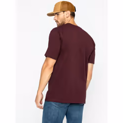 CarharttMenLoose Fit Heavyweight Short-Sleeve Pocket T-ShirtPortMedium
