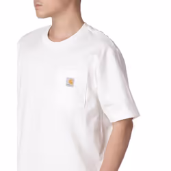 CarharttmensLoose Fit Heavyweight Short-Sleeve Pocket T-ShirtWhiteXX-L