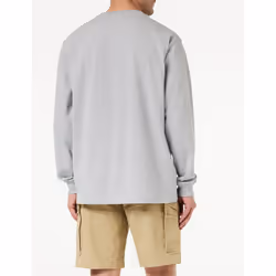 Carhartt Men's Loose Fit Heavyweight Long-Sleeve Pocket T-Shirt  Heath