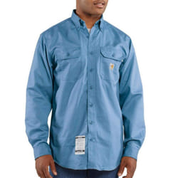 Carhartt Men's FRS160 Flame-Resistant Long Sleeve Twill Pocket Shirt -