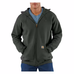 CarharttmensLoose Fit Midweight Full-Zip SweatshirtOliveMedium