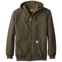 CarharttmensLoose Fit Midweight Full-Zip SweatshirtOliveLarge