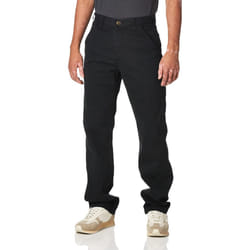 Carhartt Men's Relaxed Fit Twill Utility Work Pant  Black  34W x 34L