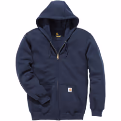 Carhartt Men's Loose Fit Midweight Full-Zip Sweatshirt  New Navy  4X-Large