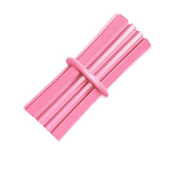 KONG Puppy Teething Stick - Soft Teething Stick for Growing Puppies - Teeth Cleaning Dog Toy - Chew Toy for Puppies with Ridges - Natural Rubber Toy P