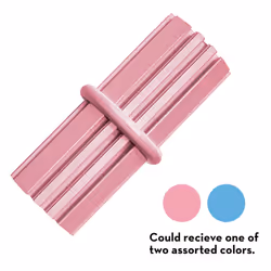 KONG Puppy Teething Stick - Soft Teething Stick for Growing Puppies - Teeth Cleaning Dog Toy - Chew Toy for Puppies with Ridges - Natural Rubber Toy P
