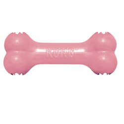 KONG Puppy Goodie Bone - Stuffable Dog Toy for Small Puppy - Natural Rubber Chew Toy for Puppies - Small Dog Toy for Teething Puppies - for Small Pupp