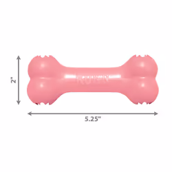 KONG Puppy Goodie Bone - Stuffable Dog Toy for Small Puppy - Natural Rubber Chew Toy for Puppies - Small Dog Toy for Teething Puppies - for Small Pupp