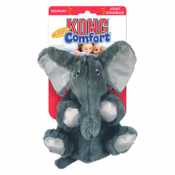 KONG Comfort Kiddos Elephant Squeaker Dog Toy