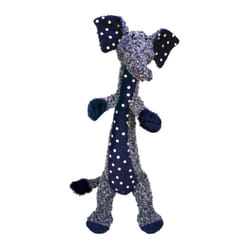 KONG Shakers Luvs Elephant - Long Body for Fetch and Tug - Blue (Large)