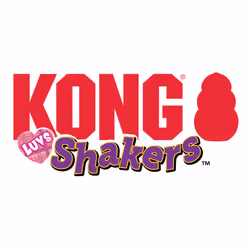 KONG Shakers Luvs Elephant - Long Body for Fetch and Tug - Blue (Large)