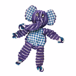 KONG Floppy Knots, Dog, Squeaky toy, Blue, White