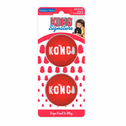 - Signature Balls - 2 Pack Durable Ball for Chasing and Retrieving - For Medium Dogs