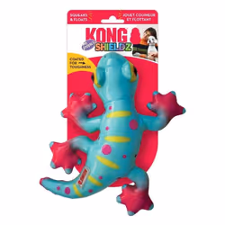 KONG Shieldz Tropics Gecko Dog Toy Medium