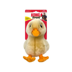 KONG Toughz Durable Plush Dog Toy - Long-Lasting Soft Chew Toy for Aggressive Chewers  Safe & Interactive for Dogs (Duck)