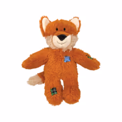 KONG Wild Knots Fox, Dog, Plush toy, Beige, Orange, Plush