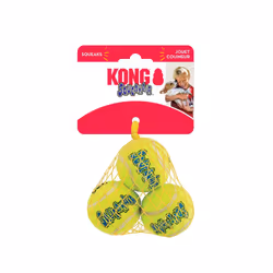 KONG SqueakAir Balls, Dog, Ball, Yellow, PET felt