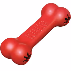 KONG Classic Goodie Bone, Dog, Bone, Red, Rubber, United States