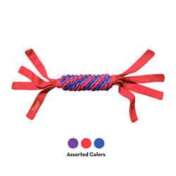 KONG - Wubba Tugga - Durable Cotton Rope Tug of War Dog Toy - For Large Dogs (Assorted Colors)