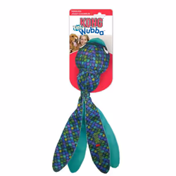 KONG Wubba Finz - Dog Toy for Tug of War & Fetch - Dog Supplies for Puppy & Dog Playtime - Outdoor & Indoor Dog Toy (Blue  Small)