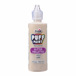 TULIP Dimensional Fabric Paint 41301 Dfpt 4Oz Glitter Gold  4 Fl Oz (Pack of 1)