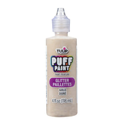 TULIP Dimensional Fabric Paint 41301 Dfpt 4Oz Glitter Gold  4 Fl Oz (Pack of 1)