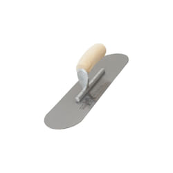 Marshalltown MSP16 Pool Trowel Carbon Steel 16" x 4.5" Shaped Wooden Handle