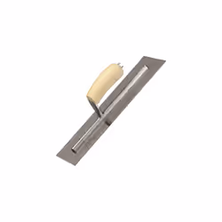 Marshalltown MXS64 Finishing Trowel Carbon Steel 14" x 4" Shaped Wooden Handle