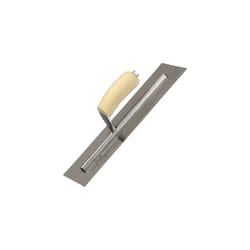 Marshalltown MXS64 Finishing Trowel Carbon Steel 14" x 4" Shaped Wooden Handle