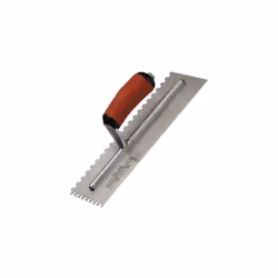 Marshalltown M702SD Notched Trowel 11" x 4.1/2" Notch Size 6mm x 6mm Durasoft Handle
