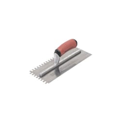 Marshalltown M5779SSDXH 10mm StainlessSteel SquareNotched Trowel DuraSoft Handle