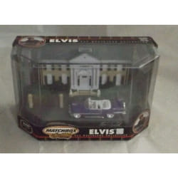 Matchbox Collectibles  Elvis The Graceland Collection  2nd of 5 in Series  1956 Cadillac Eldorado Biarritz Dark Purple wG